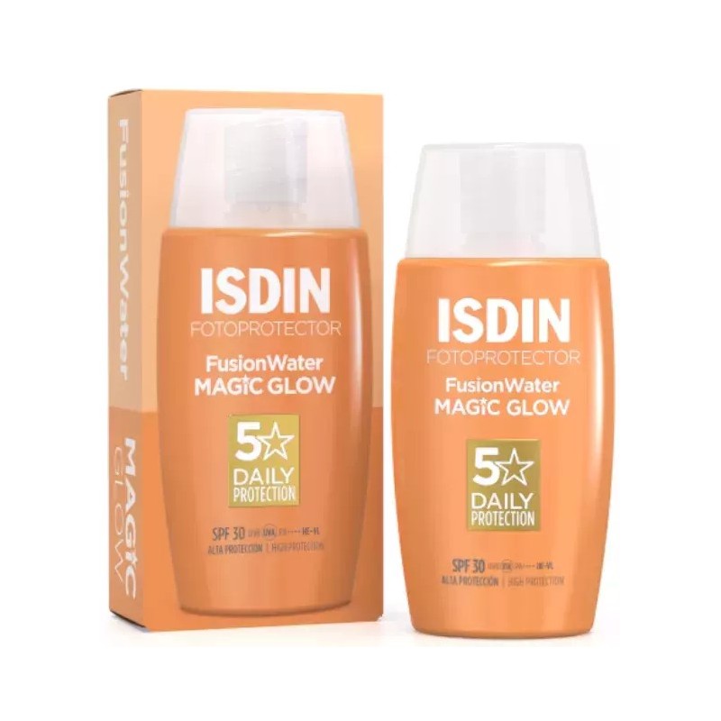 FOTOPROTECTOR ISDIN FUSION WATER MAGIC GLOW SPF30+ 50ML