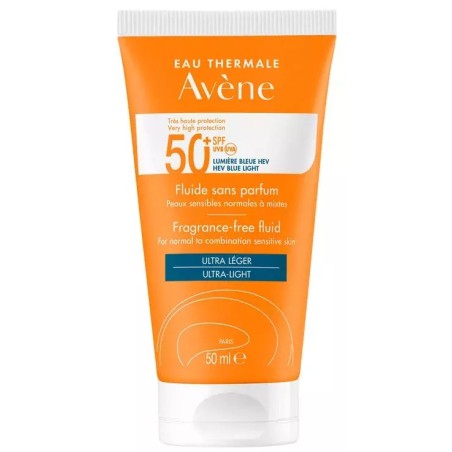 AVENE FLUIDO SIN PERFUME SPF50+ 50ML