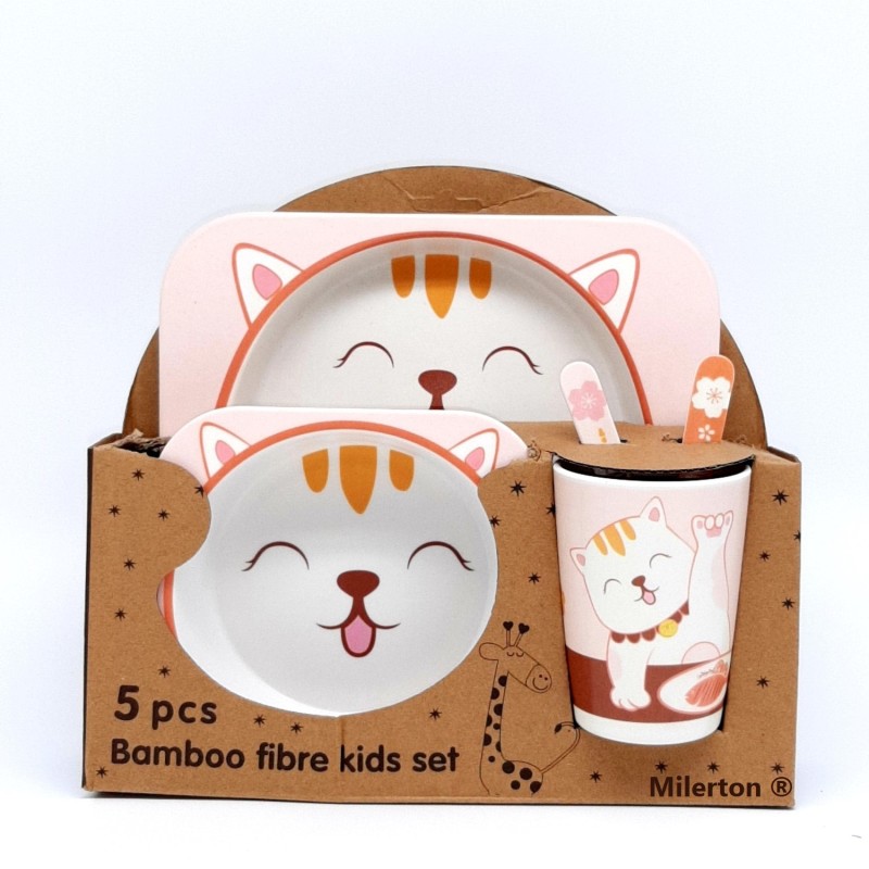 GATO SET PARA NIÑOS 5 PIEZAS MILERTON GATO SET PARA NIÑOS 5 PIEZAS MILERTON