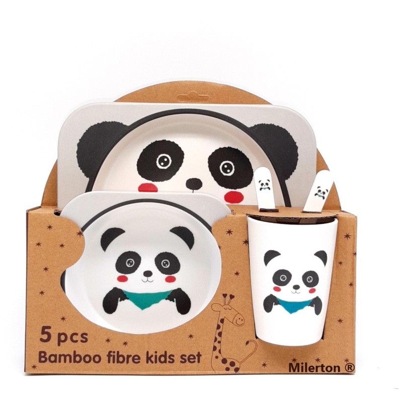 PANDA SET PARA NIÑOS 5 PIEZAS MILERTON PANDA SET PARA NIÑOS 5 PIEZAS MILERTON